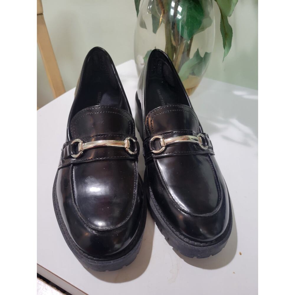 NEW MARC FISHER black block heel Shoes 8 - Picture 2 of 8